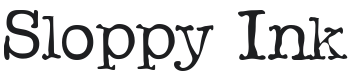 Sloppy Ink Font Preview