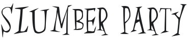 Slumber Party Font Preview