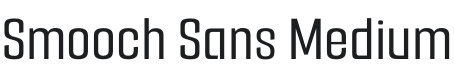 Smooch Sans Medium Font Preview