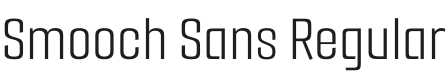 Smooch Sans Font Preview