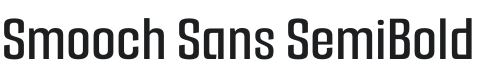 Smooch Sans SemiBold Font Preview