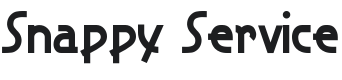 Snappy Service Font Preview