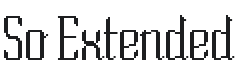 So Extended Font Preview