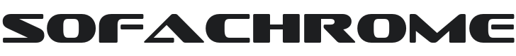 Sofachrome Font Preview