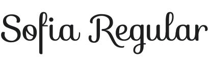 Sofia Font Preview