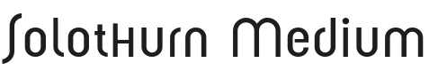 Solothurn-Medium Font Preview