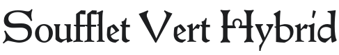 Soufflet Vert Font Preview