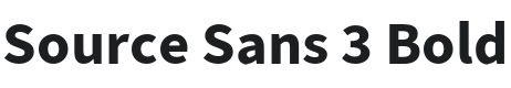 Source Sans 3 Bold Font Preview
