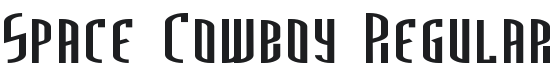 Space Cowboy Font Preview