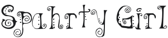 Spahrty Girl Font Preview