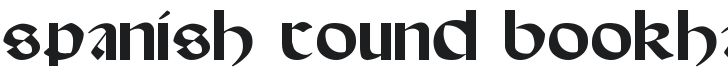 Spanish Round Bookhand, 16th c. Font Preview