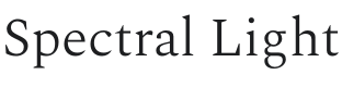 Spectral Light Font Preview