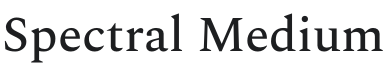 Spectral Medium Font Preview