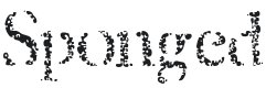 Sponged Font Preview