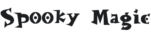 Spooky Magic Font Preview