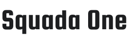 Squada One Font Preview