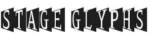 Stage Glyphs Font Preview