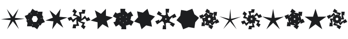 Stars no Stripes Font Preview