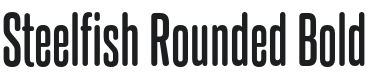 Steelfish Rounded Font Preview
