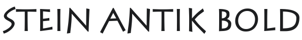 Stein Antik Bold Font Preview
