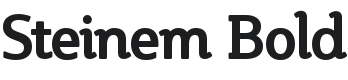 Steinem-Bold Font Preview