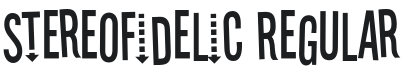 Stereofidelic Font Preview