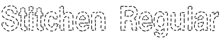 Stitchen Font Preview