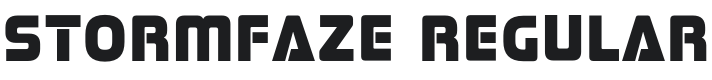 Stormfaze Font Preview