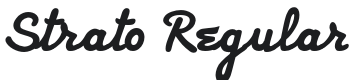 Strato Font Preview