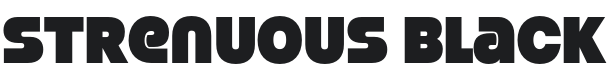 Strenuous Font Preview
