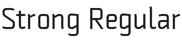 Strong Font Preview