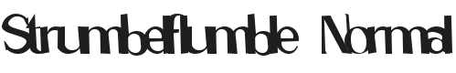 Strumbelflumble Font Preview