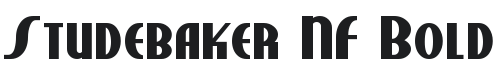 Studebaker NF Bold Font Preview