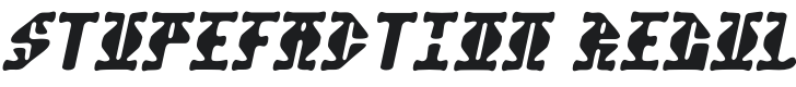 Stupefaction Font Preview