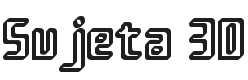 Sujeta 3D Font Preview