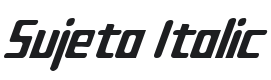 Sujeta Italic Font Preview