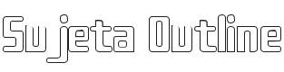 Sujeta Outline Font Preview