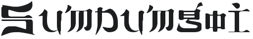 Sumdumgoi Font Preview