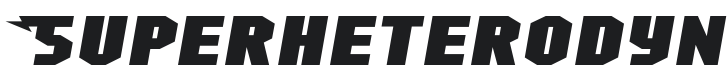 Superheterodyne Font Preview