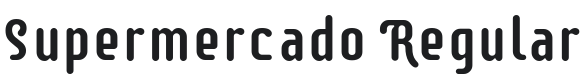 Supermercado Font Preview