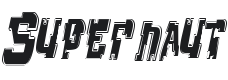 Supernaut Font Preview