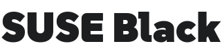 SUSE Black Font Preview