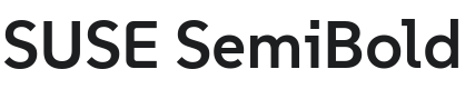 SUSE SemiBold Font Preview