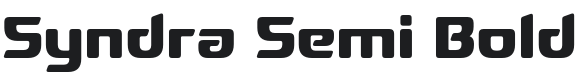 Syndra Font Preview