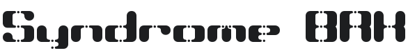 Syndrome Font Preview