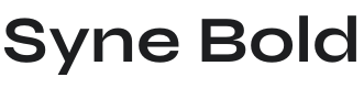 Syne Bold Font Preview