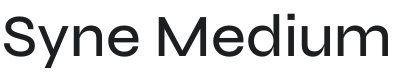 Syne Medium Font Preview