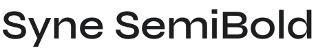 Syne SemiBold Font Preview