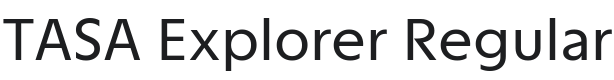 TASA Explorer Font Preview