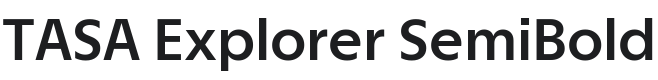 TASA Explorer SemiBold Font Preview